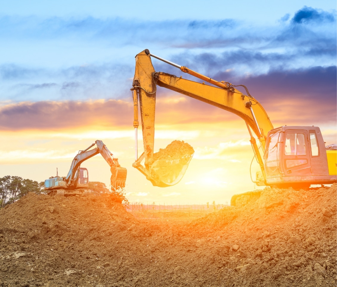 a site selection being excavated.